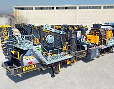 Fabo MCK-60 MOBILE CRUSHING & SCREENING PLANT FOR HARDSTONE JAW CRUSHER