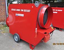 Zeltheizung Hallenheizung Warmluftheizung 220 KW Jumbo 200 T